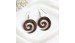 New Fresh Design Wood Earrings Fresh Look Handmade